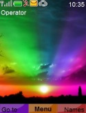 Rainbow Night Nokia 5330 Mobile TV Edition Theme