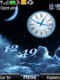 Moon Dual Clock Nokia 7370 Theme