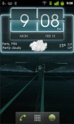 3D Flip Clock HTC Merge Theme
