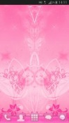 Pink Flowers GO Launcher EX Sony Ericsson Xperia mini Theme