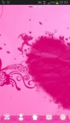 Pink Heart GO Launcher EX LG L35 Theme