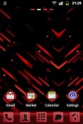 Red Future GO Launcher EX Android Mobile Phone Theme