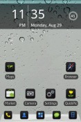 iPhone 5 Black Go Launcher EX Android Mobile Phone Theme