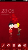 Cute Couple CLauncher Android Mobile Phone Theme