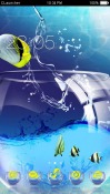 Fish Tank CLauncher Samsung Galaxy M13 4G Theme