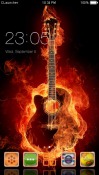 Play the Guitar CLauncher Samsung Galaxy M13 4G Theme