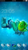 Abstract Love CLauncher Android Mobile Phone Theme