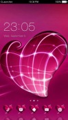 Pink Heart CLauncher HTC Desire 501 Theme
