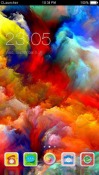 Rainbow Explosion CLauncher Android Mobile Phone Theme