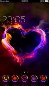 Vibrant Heart CLauncher Android Mobile Phone Theme