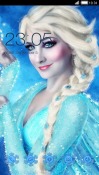 Queen Elsa CLauncher Samsung Galaxy M13 4G Theme