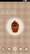 Chocolate Cupcake CLauncher Android Mobile Phone Theme