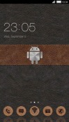 Leather Android CLauncher Samsung Galaxy M13 4G Theme