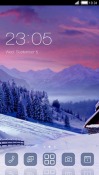 Winter Sunset CLauncher Android Mobile Phone Theme