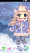 Kawaii Winter CLauncher Android Mobile Phone Theme