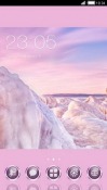 Winter Rose CLauncher Android Mobile Phone Theme