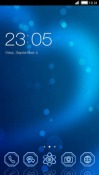 Blue Heart CLauncher Android Mobile Phone Theme