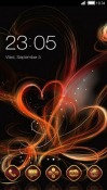Abstract Hearts CLauncher Android Mobile Phone Theme