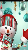 Happy Snowman CLauncher Android Mobile Phone Theme