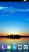 Sunset Island CLauncher Android Mobile Phone Theme