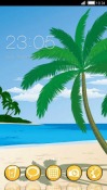 Tropical Beach CLauncher Android Mobile Phone Theme