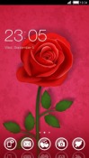 Red Rose CLauncher Android Mobile Phone Theme