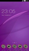 Purple CLauncher Android Mobile Phone Theme