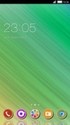 Green CLauncher Android Mobile Phone Theme