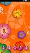 Flowers CLauncher Android Mobile Phone Theme