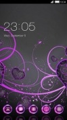 Purple Love CLauncher Android Mobile Phone Theme