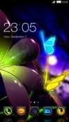 Neon Flower CLauncher Android Mobile Phone Theme