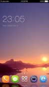 Sunset CLauncher Android Mobile Phone Theme