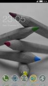 Color Pencils CLauncher Android Mobile Phone Theme