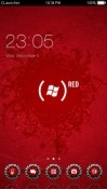 Windows Red CLauncher Android Mobile Phone Theme