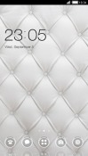 Pure White CLauncher Samsung Galaxy Rush M830 Theme
