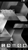 Silver CLauncher Android Mobile Phone Theme