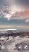 Snow Mountain CLauncher Android Mobile Phone Theme