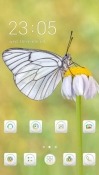 White Butterfly CLauncher Android Mobile Phone Theme