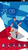 Football CLauncher Samsung Galaxy Rush M830 Theme