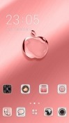 Crystal Apple CLauncher Android Mobile Phone Theme