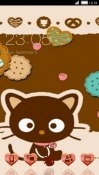 Cute Cat CLauncher Samsung Galaxy Rush M830 Theme
