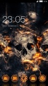 Fire Skull CLauncher Android Mobile Phone Theme