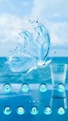 Water Butterfly CLauncher Android Mobile Phone Theme