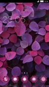 Purple Leaves CLauncher Android Mobile Phone Theme