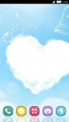 Cloud Heart CLauncher Android Mobile Phone Theme