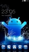 Android Blue CLauncher Android Mobile Phone Theme