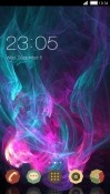 Neon Smoke CLauncher Android Mobile Phone Theme