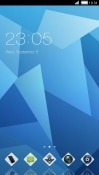 Blue Crystal CLauncher Coolpad Note 3 Theme