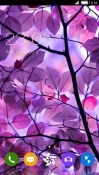 Purple Leaf CLauncher Android Mobile Phone Theme