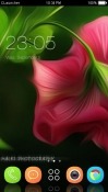 Pink Flower CLauncher Huawei Ascend P6 Theme